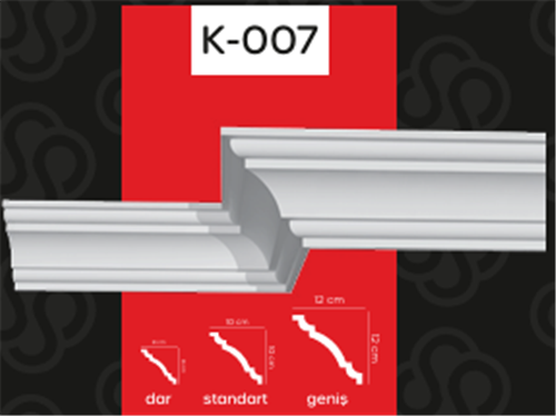 STELLA XPS KARTONPİYER K-007 GENİŞ 12X12 CM (1 BOY=2 METRE)